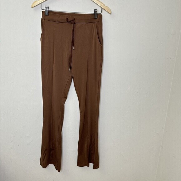 Women Pants‎ And Jacket Set Brown Size Small - Picture 1 of 14